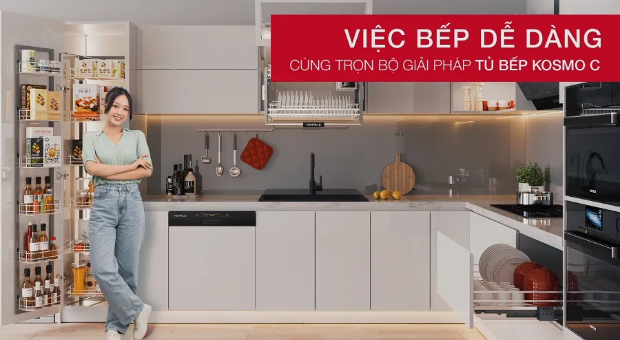 phụ kiện tủ bếp hafele khuyến mãi